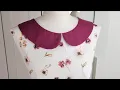 Download Lagu The easiest and fastest way to sew Peter Pan collar | Sewing Techniques for Beginners