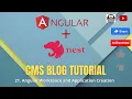 21 Angular Workspace and Application Creation