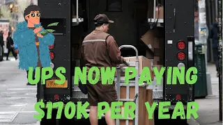 UPS Raises Driver Pay To 170k Per Year Average 49 00 per hour