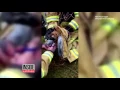 Watch Volunteer Firefighters Rescue a Wild Fox Stuck In Soccer Net
