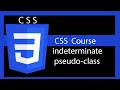CSS Style form elements indeterminate pseudo-class