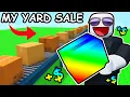 Opening a YARD SALE in Roblox to make MILLIONS