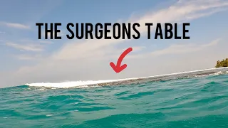 THE “SURGEONS TABLE” LANCES RIGHT SCARIEST SECTION OF REEF!