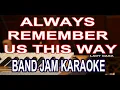 Download Lagu ALWAYS REMEMBER US THIS WAY KARAOKE