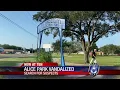 Alice Park vandalized police search for suspects