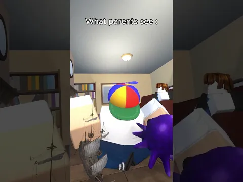 What parents see vs What i see #RobloxAnimation #shorts #short #memes #roblox