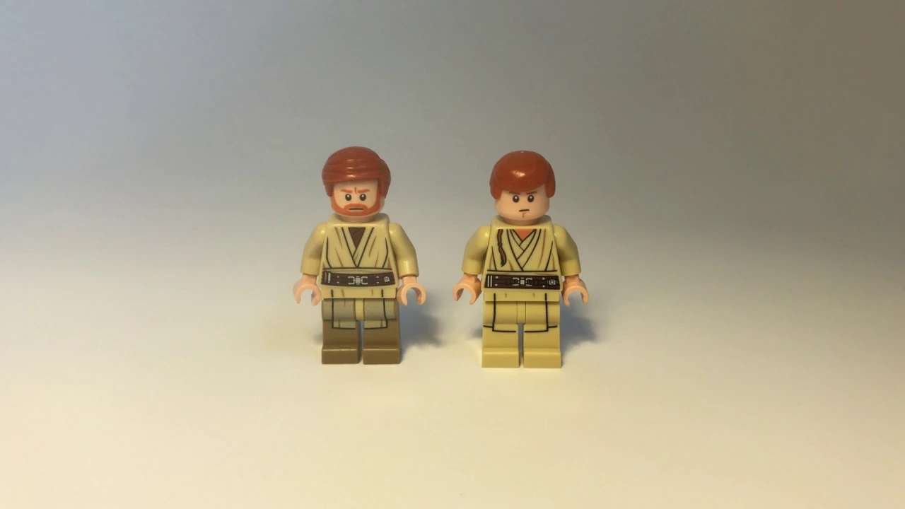 Anakin vs Obi Wan in lego Star Wars - Brickfilm (stop motion). 
