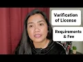 Varification of License Filipino Nurses abroad BON-Texas Requirements Fee