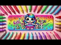 Bratz Doll Drawing and Coloring Fun Design with Colorful Accessories