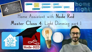Node Red Home Assistant - Master Class 4 How to control light dimming with Zigbee light and remote