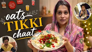 Healthy Oats Tikki Chaat Banayee| Makhana Bhel | Kaise Hain Aaplog? 