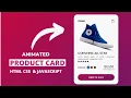 Animated Product Card Product Card Html Css Animated Card