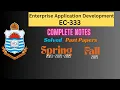 Enterprise Application Development Notes Solved Spring 2023 2024 2025 Fall 2024 Past Papers
