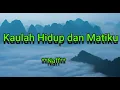 Download Lagu Naff - Kaulah Hidup dan Matiku