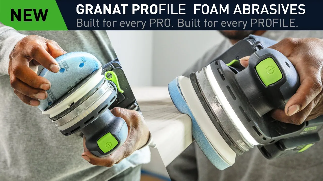 Festool Canada — Festool Granat Profile Foam Abrasive (YouTube video ad)