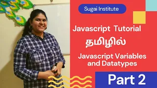 Javascript Variables and Datatypes Javascript Tutorial in Tamil Part 2