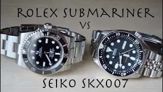 Rolex Submariner VS Seiko SKX007