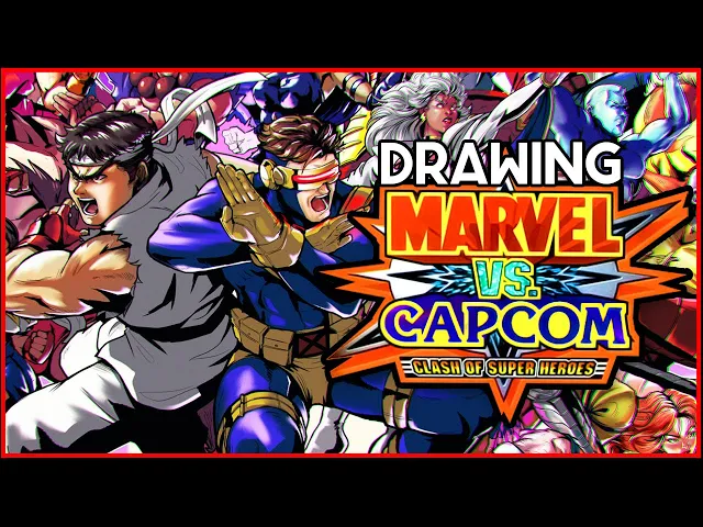 Marvel Vs Capcom Tribute (175 HOUR DRAWING OF EVERY CHARACTER)