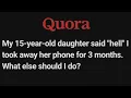 Quora Questions are WILD