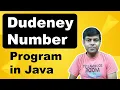 Dudeney Number in Java Number logic Programs ICSE Class 10th Computer