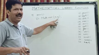Mathematical library functions icse computer applications class 9 10 016