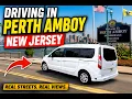 Perth Amboy NJ Drive Exploring Busy Streets Historic Neighborhoods