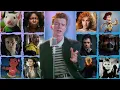 Download Lagu Rick Astley - NEVER GONNA GIVE YOU UP (Sung by 169 Movies!)