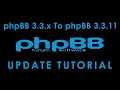 phpBB 3 3 x Update To 3 3 11 Tutorial