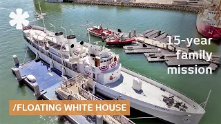 FDR's floating White House sank. Descendants spent 15 years restoring it