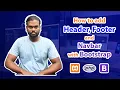 How to Add Header Footer Navbar Using Bootstrap Complete Tutorial