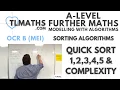OCR MEI MwA C Sorting Algorithms 04 Quick Sort 1 2 3 4 5 Complexity