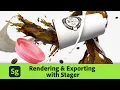 Rendering and Exporting with Substance 3D Stager Adobe Substance 3D