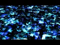 Futuristic Digital Data Stream Flow in Blue Cyberspace Network 4K DJ Visuals Loop Background