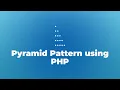 Pyramid Pattern using PHP 1