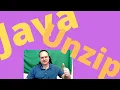 Java - How to unzip a zip file