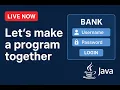 First Project in Java Building a Bank Login and Account Making System Beginner Friendly