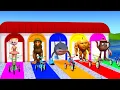 Download Lagu Long Slide Game With Cow Elephant Gorilla Hippopotamus Tiger 3d Animal Game Funny 3d Animals