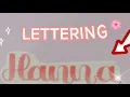 Tutorial menulis indah (lettering) ala aku