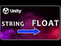 How to PARSE FLOAT from STRING in Unity