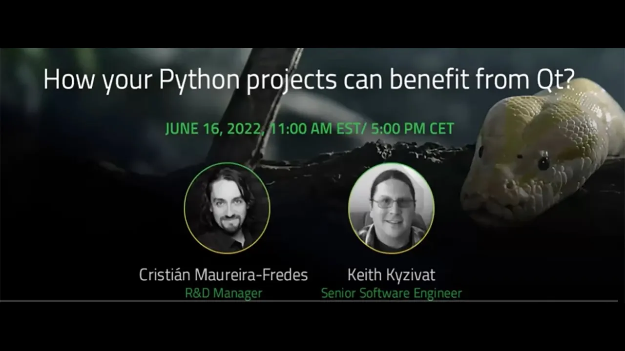 How your Python projects can benefit from Qt? {On-demand webinar}