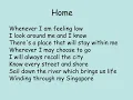 NDP song lyrics Home