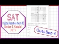 Question 4 from SAT Digital Practice Test 2 Section 2 Module 2 MATH