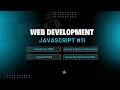 Session 11 - JavaScript DOM Part 2