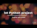 Coding with Aanya python Kalam se