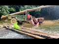 Lagu Agricultural vehicles transporting wood due to hot weather