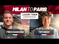 FIRST CLASS Train Comparison Milan to Paris High Speed Trenitalia vs SNCF