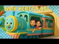 Naik Kereta Api Tut Tut Tut | Lagu Anak Video Kartun Lucu