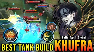 Download SUPER TANK!! Khufra Best Tank Build (AUTO MVP) - Build Top 1 Global Khufra ~ MLBB MP3