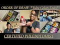 Order of explained from a Certified Phlebotomist