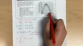 Unit 1 Lesson 2 Function Notation